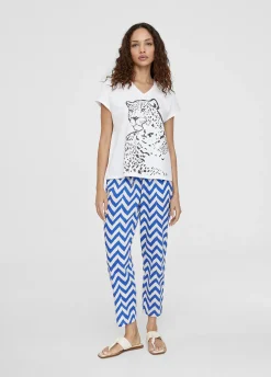 Pantalón jogging bicolor