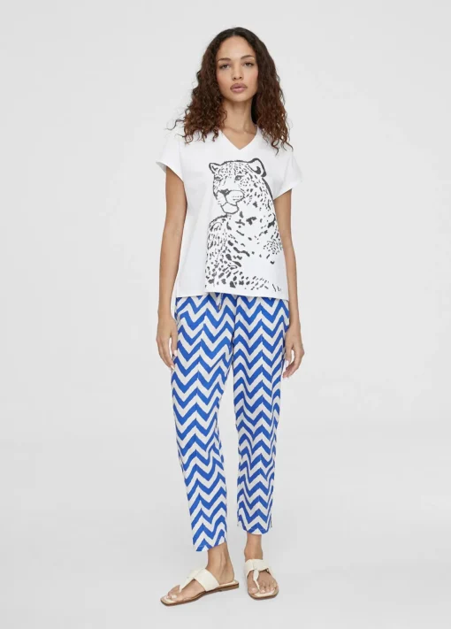 Pantalón jogging bicolor