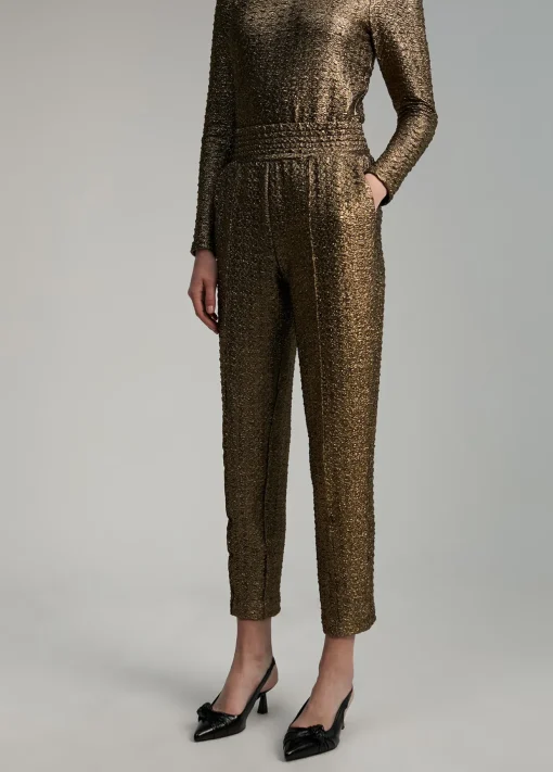 Pantalón jogging dorado
