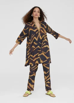 Pantalón jogging estampado zebra