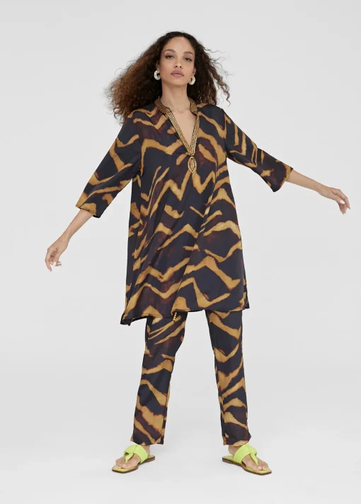 Pantalón jogging estampado zebra