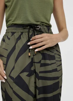 Pantalón jogging estampado cebra