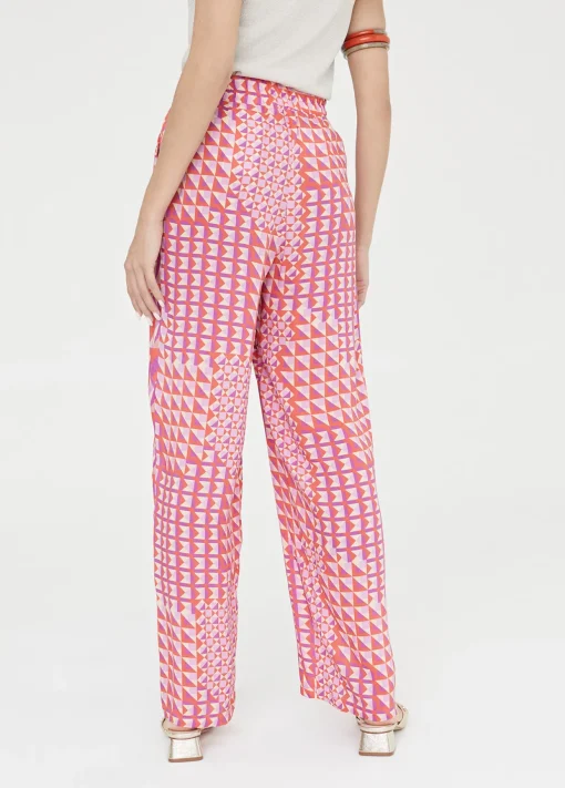 Pantalón palazzo estampado