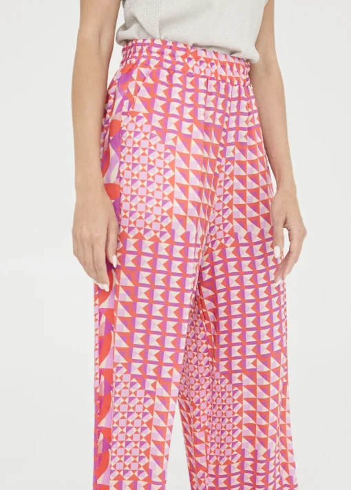 Pantalón palazzo estampado