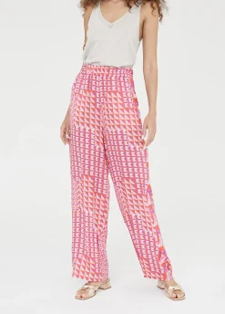 Pantalón palazzo estampado