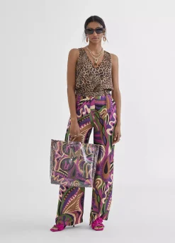 Pantalón palazzo fluido