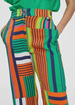 Pantalón palazzo multicolor