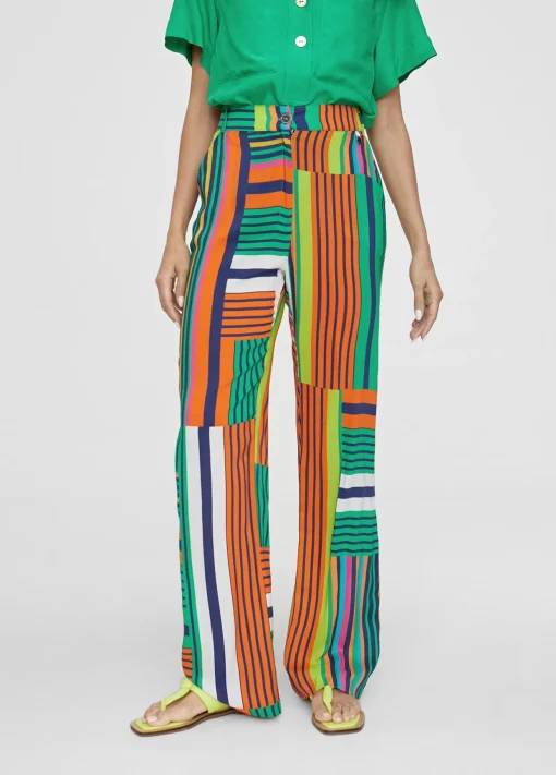 Pantalón palazzo multicolor