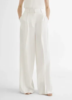 Pantalón pinzas fluido
