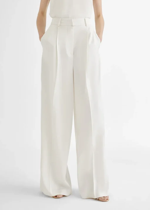 Pantalón pinzas fluido