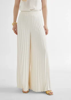 Pantalón plisado y fluído