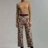 Pantalón punto animal print
