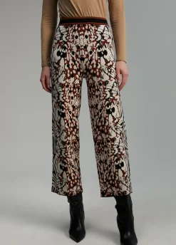 Pantalón punto animal print