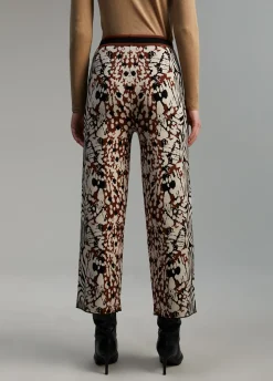 Pantalón punto animal print