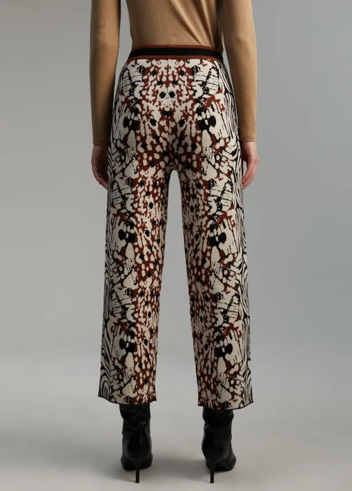 Pantalón punto animal print