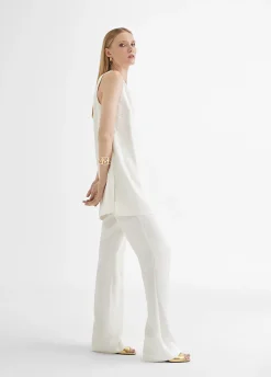 Pantalón recto fluido