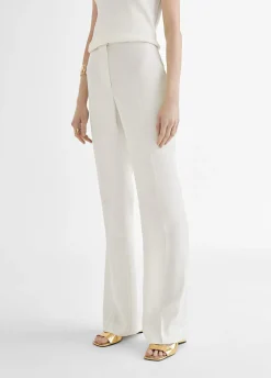 Pantalón recto fluido
