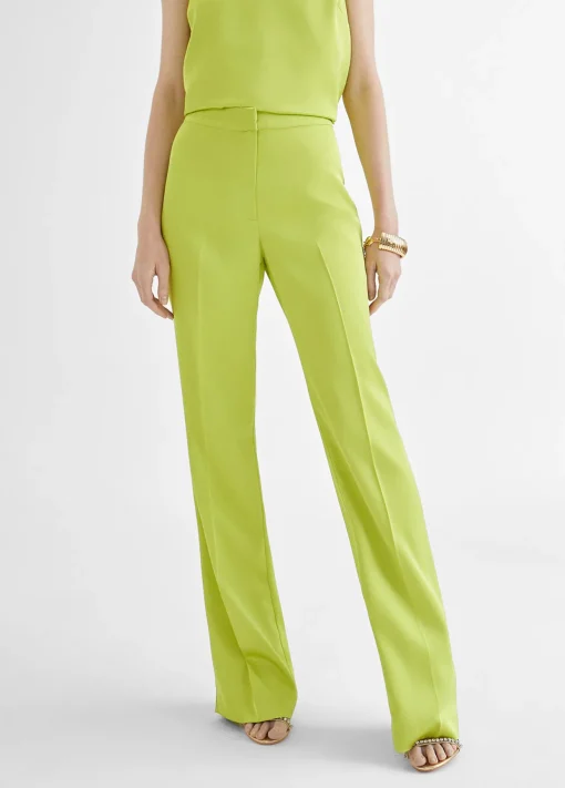 Pantalón recto fluido