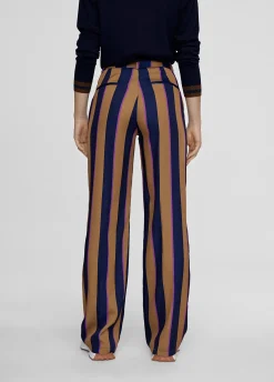 Pantalén satén rayas