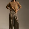 Pantalón wideleg cuadros