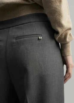 Pantalón wideleg detalle snaps