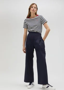 Pantalón wideleg técnico de tiro alto - Lola Casademunt