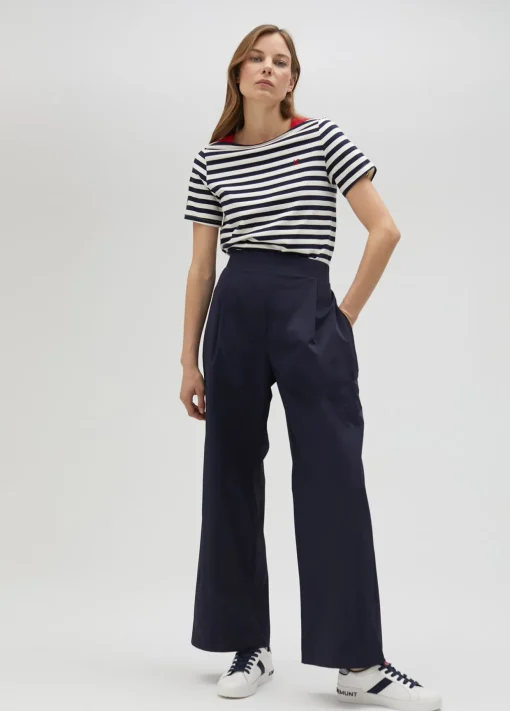 Pantalón wideleg técnico de tiro alto - Lola Casademunt