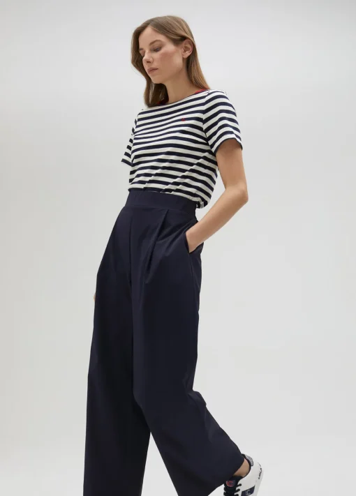 Pantalón wideleg técnico de tiro alto - Lola Casademunt