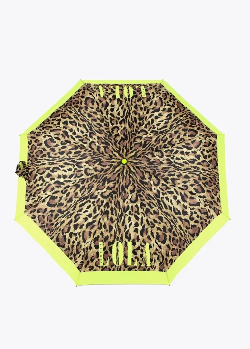 Paraguas pequeño automático animal print | Lola Casademunt
