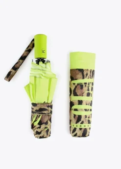 Paraguas pequeño automático animal print | Lola Casademunt