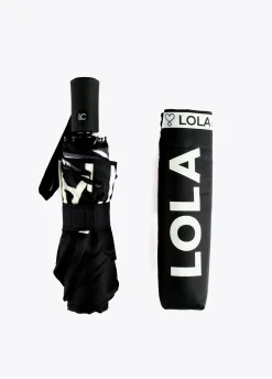Paraguas pequeño automático logo |  Complementos | Lola Casademunt