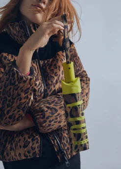 Paraguas pequeño automático animal print | Lola Casademunt