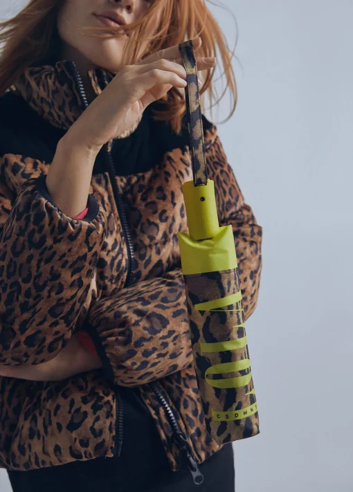 Paraguas pequeño automático animal print | Lola Casademunt