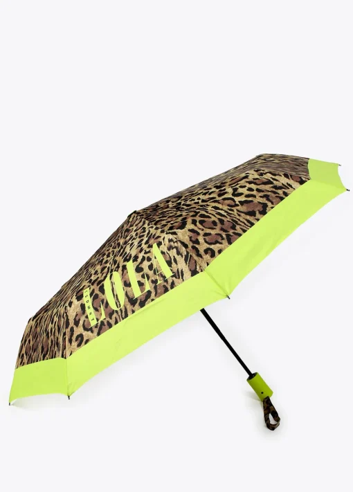 Paraguas pequeño automático animal print | Lola Casademunt
