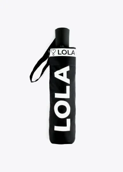 Paraguas pequeño automático logo |  Complementos | Lola Casademunt