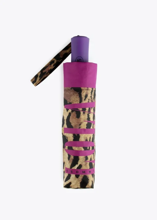 Paraguas pequeño automático animal print | Lola Casademunt