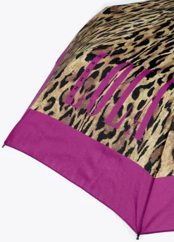 Paraguas pequeño automático animal print | Lola Casademunt