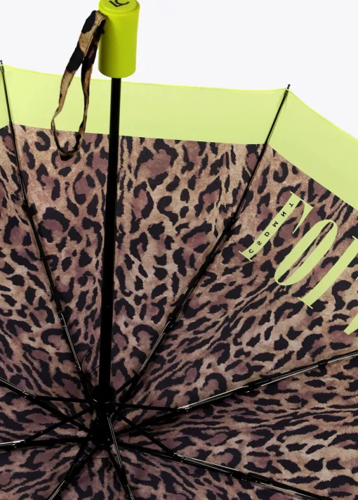 Paraguas pequeño automático animal print | Lola Casademunt