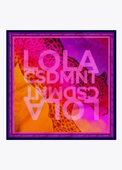 Pañuelo leopardo y logo
