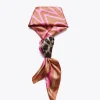 Pañuelo satinado estampado