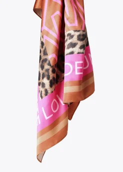 Pañuelo satinado estampado