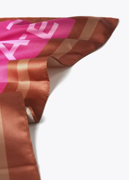 Pañuelo satinado estampado
