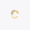 Pendiente piercing de cristales