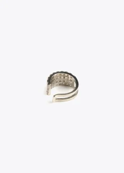 Pendiente piercing de cristales