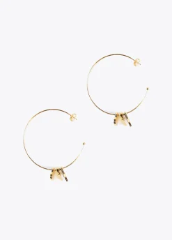 Pendientes aro y charms