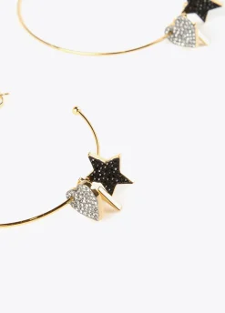 Pendientes aro y charms