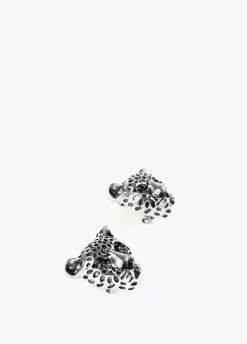 Pendientes cara leopardo