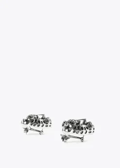 Pendientes cara leopardo