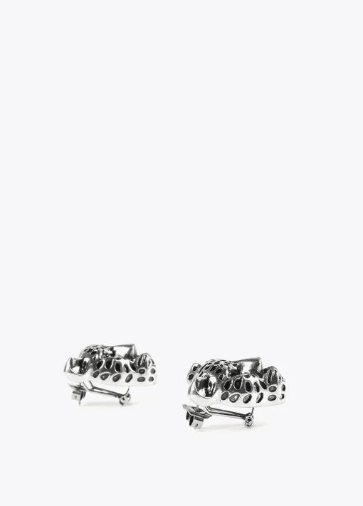 Pendientes cara leopardo