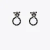 Pendientes cara leopardo y aro